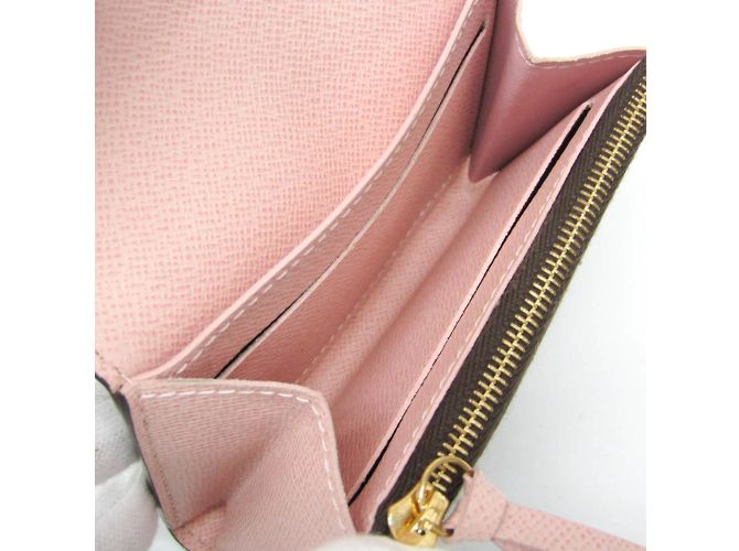 Monedero Rosalie Monogram Louis Vuitton Castaño - vista 3