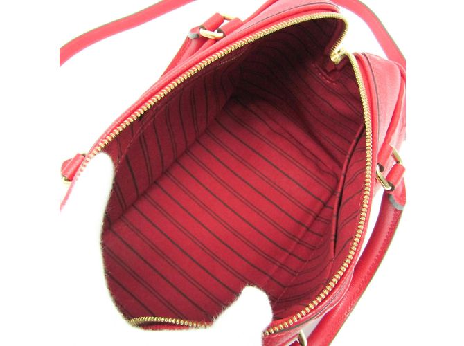 Borsa Louis Vuitton Empreinte Speedy Bandoliera 25NM Rosso Fuschia - vista 3