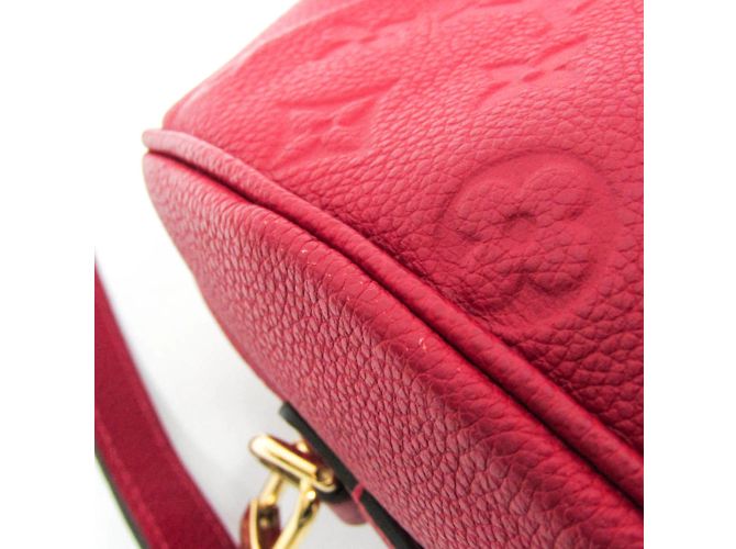 Borsa Louis Vuitton Empreinte Speedy Bandoliera 25NM Rosso Fuschia - vista 4