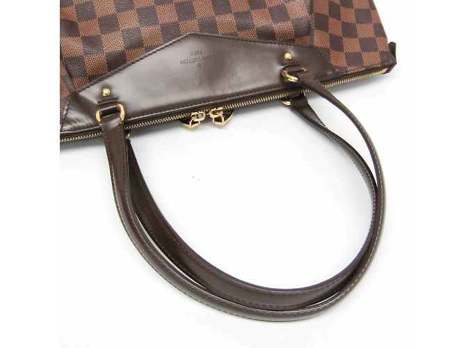 Borsa tote donna Louis Vuitton Damier Westminster GM N41103 Ebano Damier ebene - vista 12