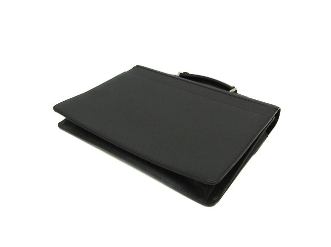 Briefcase Robusto in Taiga di Louis Vuitton Nero Grigio - vista 2