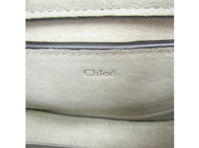 Bolsa de ombro de couro e camurça Chloé Pixie para mulheres Marrom - vista 11
