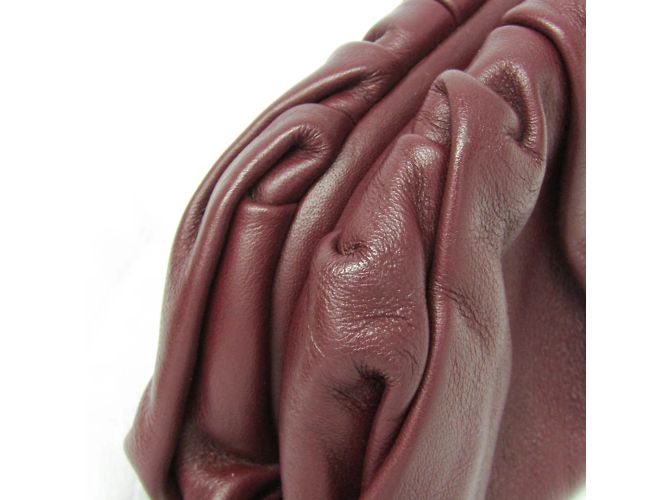 Monedero de cuero Bottega Veneta, Burdeos - vista 7