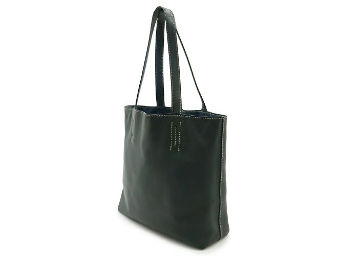 Hermès Double Sens 28 Tote Bag Blau Khaki - Ansicht 3