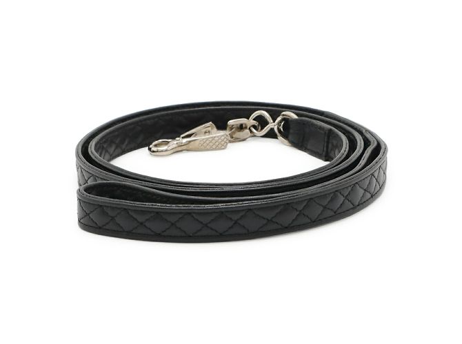 Chanel Matelasse Leather Dog Lead Black - view 3