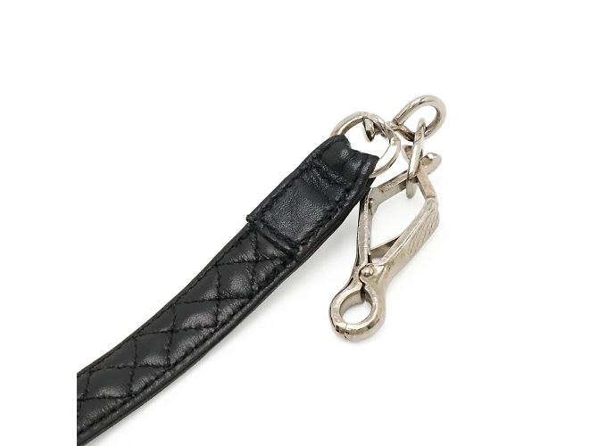 Chanel Matelasse Leather Dog Lead Black - view 4