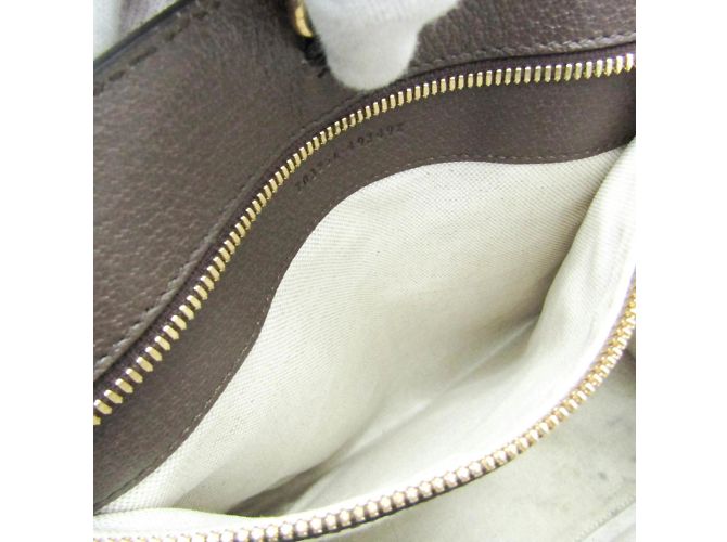 Borsa a spalla e tote Gucci GG Supreme marrone - vista 14