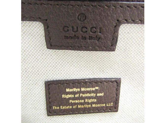 Borsa a spalla e tote Gucci GG Supreme marrone - vista 15