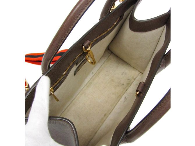 Borsa a spalla e tote Gucci GG Supreme marrone - vista 3