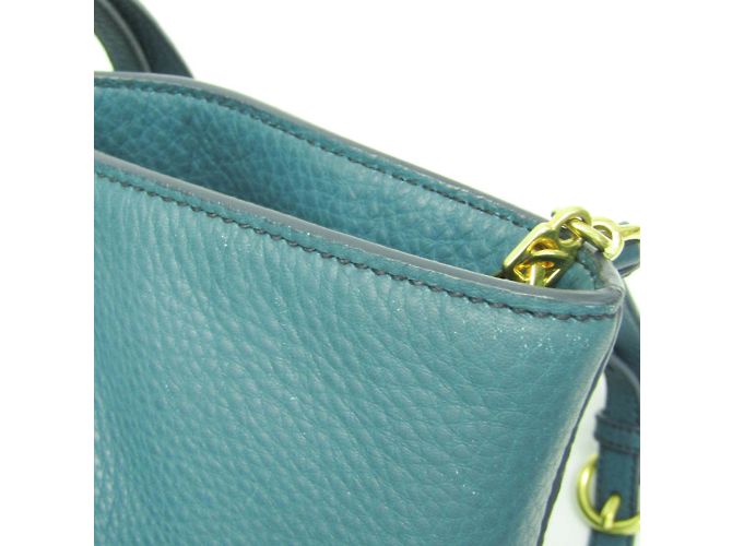 Borsa a spalla e tote in pelle donna Miu Miu VIT.DAINO RR1905 Verde - vista 11