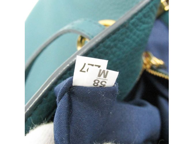 Borsa a spalla e tote in pelle donna Miu Miu VIT.DAINO RR1905 Verde - vista 20