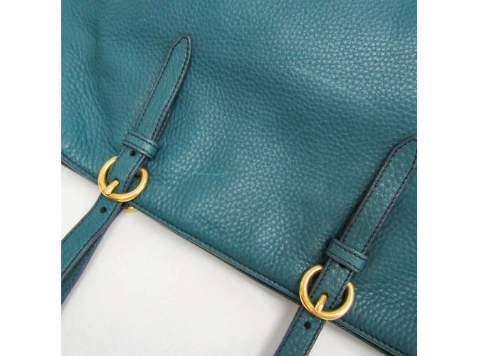 Borsa a spalla e tote in pelle donna Miu Miu VIT.DAINO RR1905 Verde - vista 6