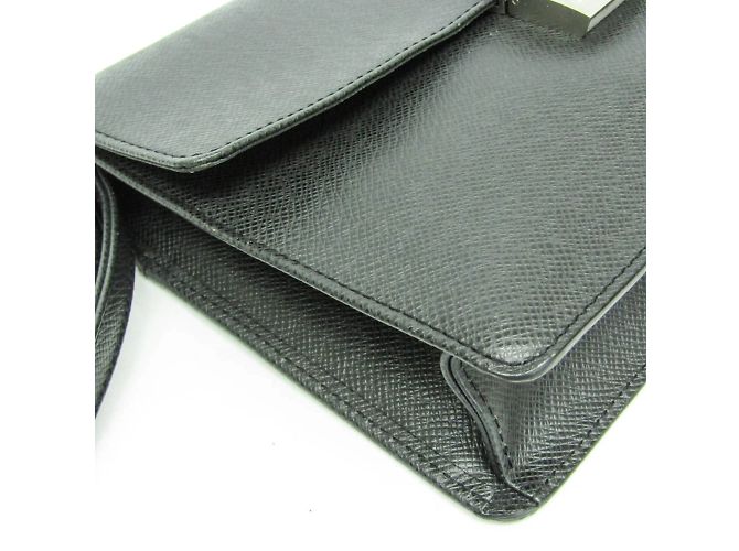 Pochette da uomo Louis Vuitton Taiga Selenga Grigio - vista 6