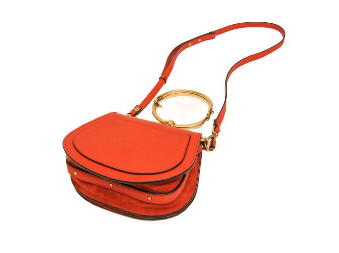 Borsa in pelle Chloé Nile per donne Arancione - vista 3