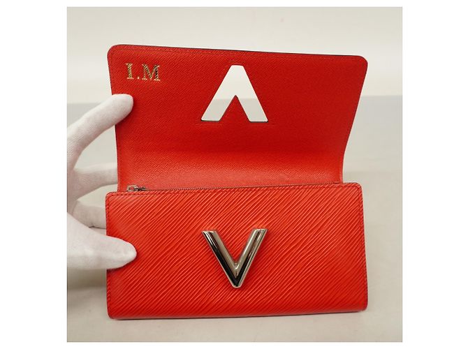 Louis Vuitton Epi Twist Langbörse Rot - Ansicht 9