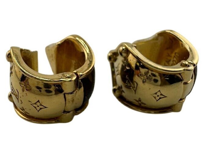Earcuff Louis Vuitton in Marrone e Oro D'oro - vista 10