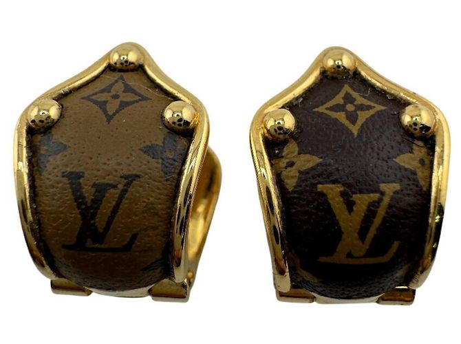 Earcuff Louis Vuitton in Marrone e Oro D'oro - vista 3