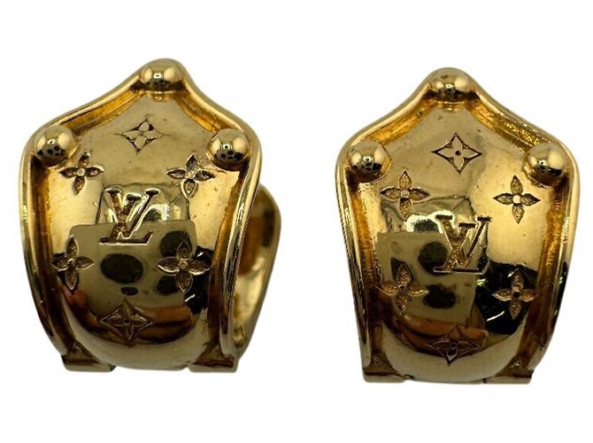 Earcuff Louis Vuitton in Marrone e Oro D'oro - vista 4