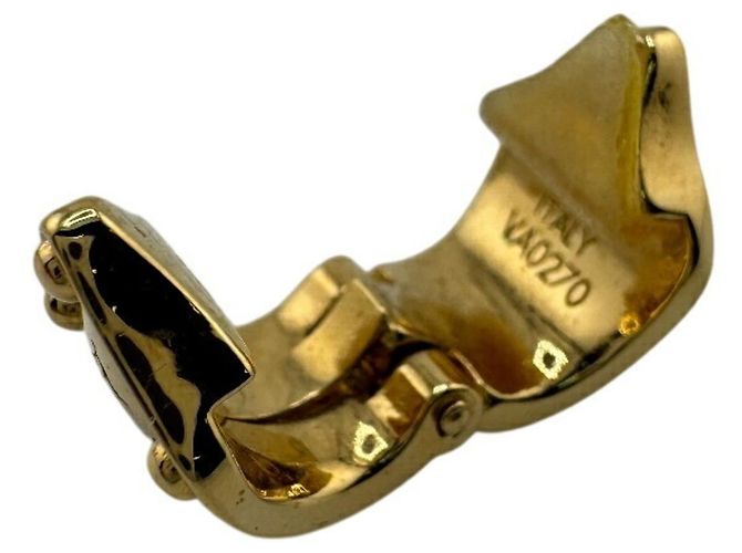 Earcuff Louis Vuitton in Marrone e Oro D'oro - vista 7