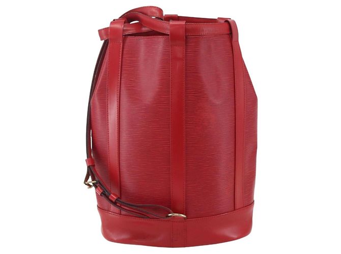 Louis Vuitton Randonnee Backpack Epi Leather PM Red - view 2