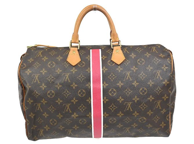 Louis Vuitton Speedy Handtasche aus Monogramm-Canvas 40 Braun - Ansicht 2