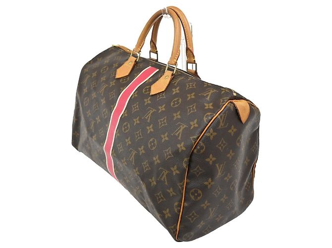 Louis Vuitton Speedy Handtasche aus Monogramm-Canvas 40 Braun - Ansicht 4