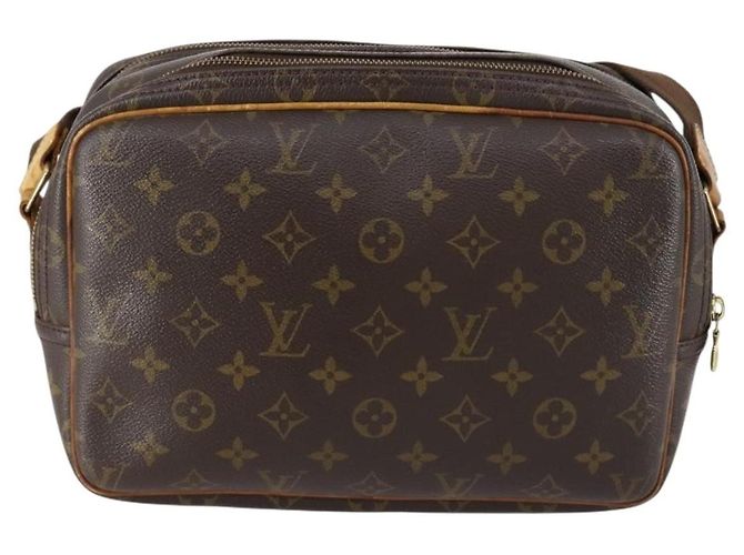 Borsa Reporter Louis Vuitton in tela Monogram PM Marrone - vista 2