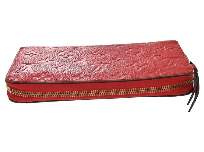 Zippy Geldbörse Monogramm Empreinte Louis Vuitton Rot - Ansicht 3