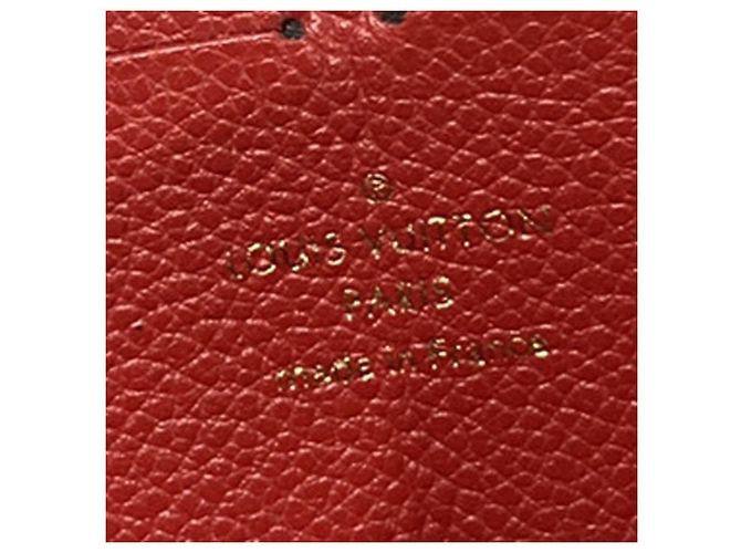 Zippy Geldbörse Monogramm Empreinte Louis Vuitton Rot - Ansicht 6