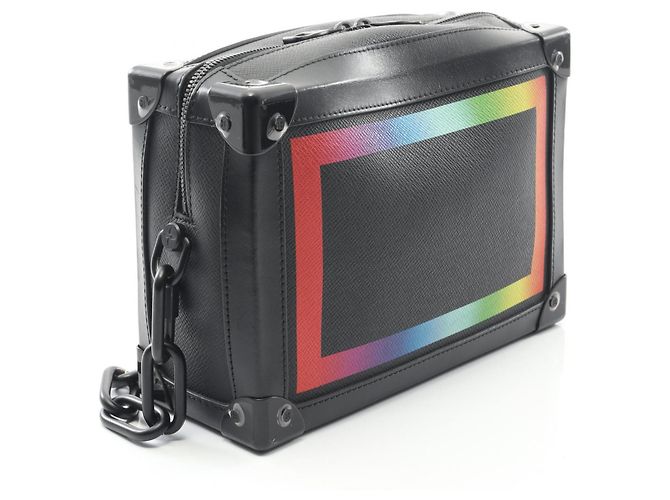 Borsa a Spalla Soft Trunk Louis Vuitton Nero Multicolore - vista 2
