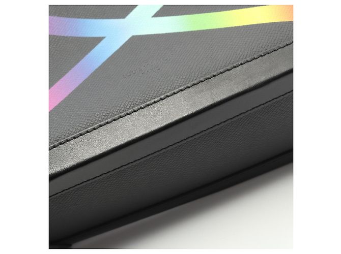 Borsa a Spalla Soft Trunk Louis Vuitton Nero Multicolore - vista 7