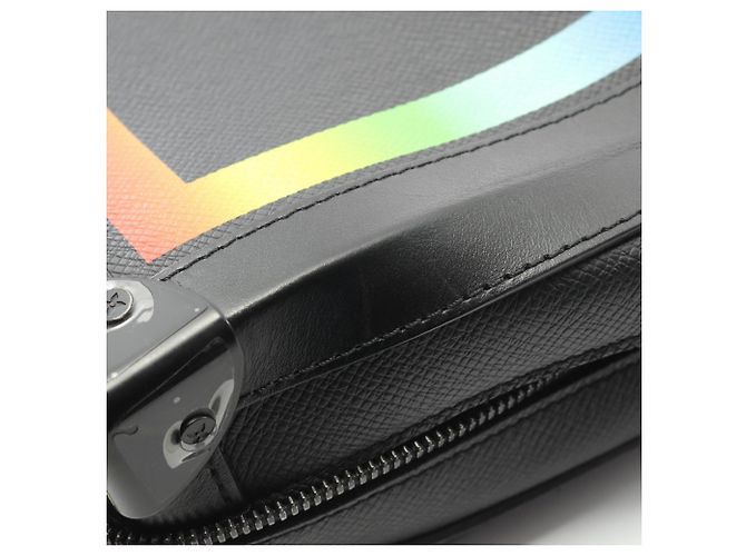 Borsa a Spalla Soft Trunk Louis Vuitton Nero Multicolore - vista 8