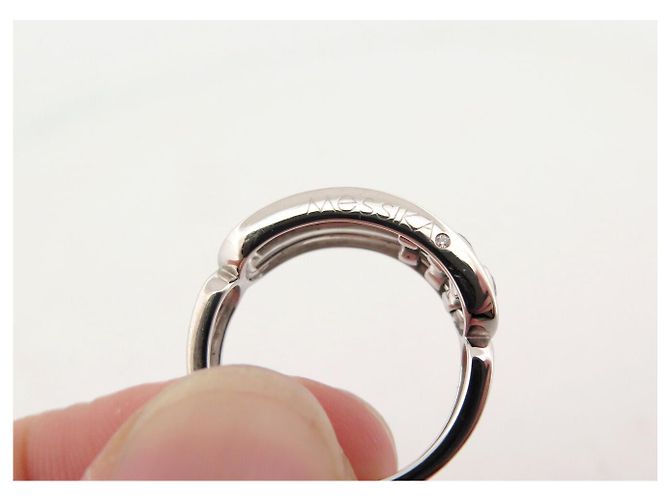 MESSIKA MOVE CLASSIC RING 03998-WG T51 3 DIAMANTEN 0,24CT 18K WEISSGOLD - Ansicht 6