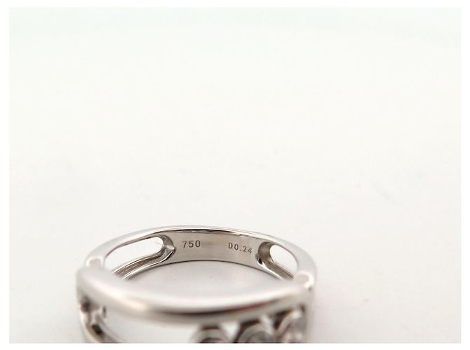 MESSIKA MOVE CLASSIC RING 03998-WG T51 3 DIAMANTEN 0,24CT 18K WEISSGOLD - Ansicht 7