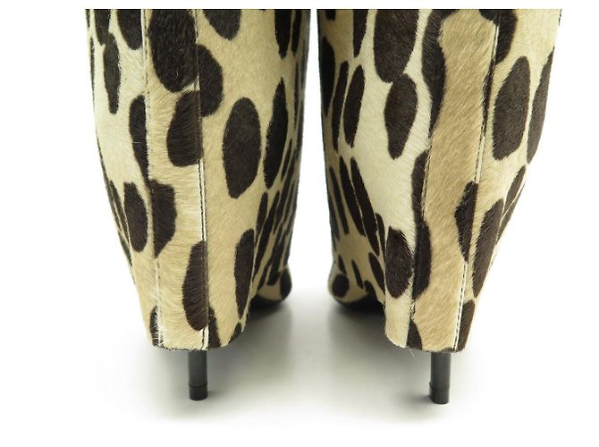NOVAS BOTAS DE SALTO GIVENCHY SHARK EM COURO DE LEOPARDO TAMANHO 40 - vista 5