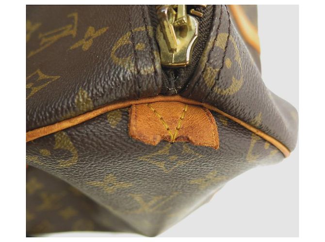 BORSA DA VIAGGIO A MANO LOUIS VUITTON KEEPALL 50 M41426 MONOGRAM Marrone - vista 13