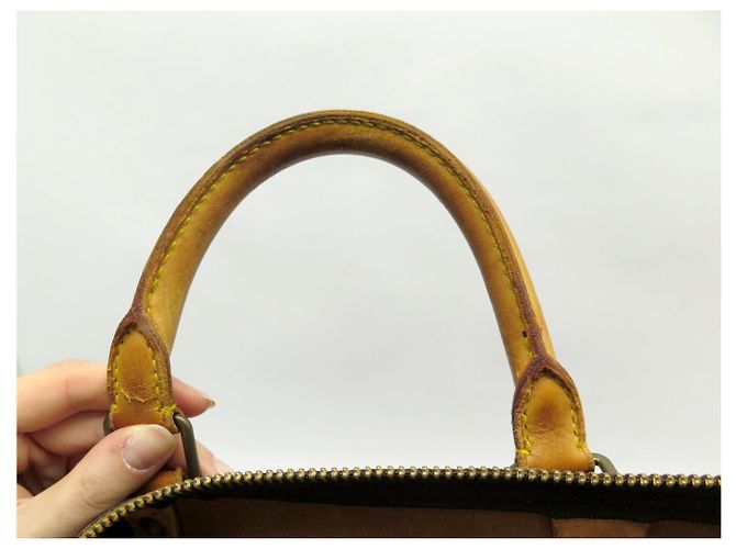 BORSA DA VIAGGIO A MANO LOUIS VUITTON KEEPALL 50 M41426 MONOGRAM Marrone - vista 14