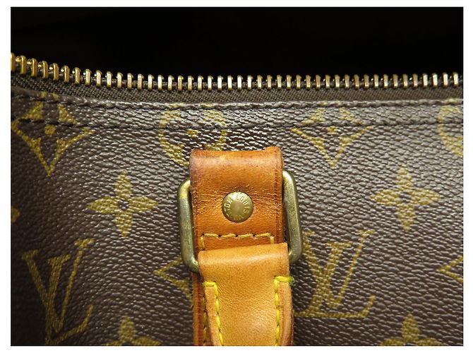 BORSA DA VIAGGIO A MANO LOUIS VUITTON KEEPALL 50 M41426 MONOGRAM Marrone - vista 15