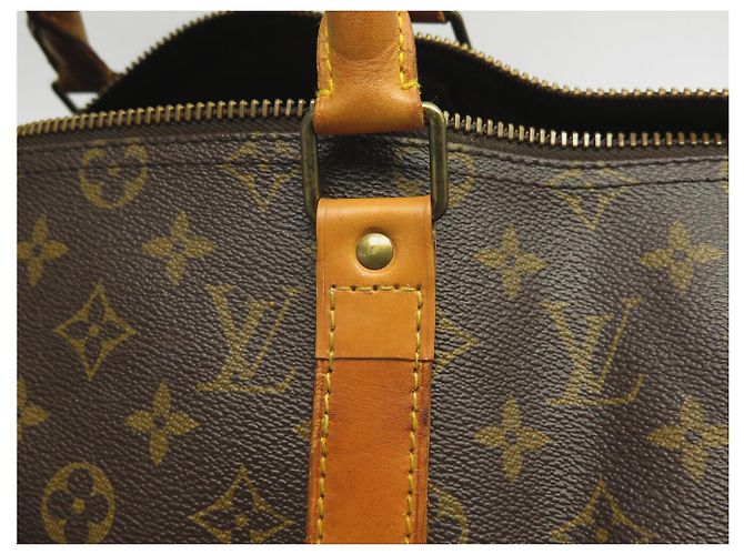 BORSA DA VIAGGIO A MANO LOUIS VUITTON KEEPALL 50 M41426 MONOGRAM Marrone - vista 19