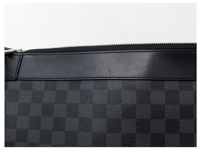 BORSA MESSENGER MM LOUIS VUITTON IN CANVAS DAMIER GRAPHITE Nero - vista 13