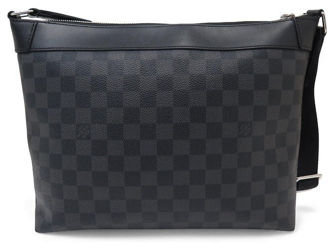 BORSA MESSENGER MM LOUIS VUITTON IN CANVAS DAMIER GRAPHITE Nero - vista 2
