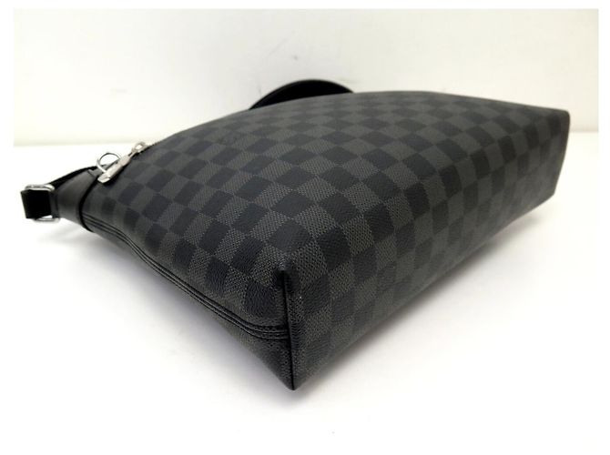 BORSA MESSENGER MM LOUIS VUITTON IN CANVAS DAMIER GRAPHITE Nero - vista 3