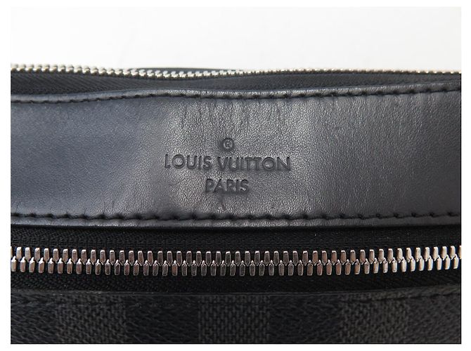 BORSA MESSENGER MM LOUIS VUITTON IN CANVAS DAMIER GRAPHITE Nero - vista 6