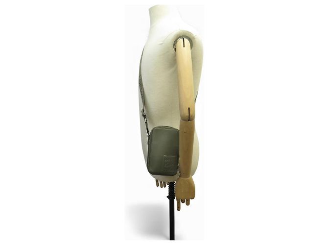 BORSA A TRACOLLA VERTICALE LOEWE IN PELLE KHAKI CON TASCA BANDOULIERE Cachi - vista 7