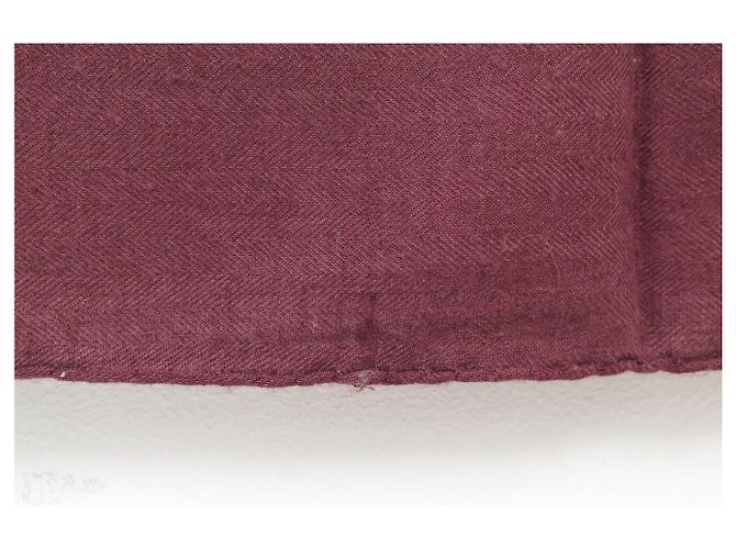 Hermès CHALE HERMES LA ROSEE FIORI ROSA 140 CM IN CACHEMIRE E SETA - vista 11