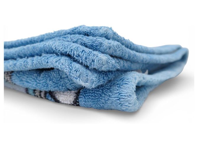 Hermès SERVIETTE DE PLAGE HERMES LES BALEINES GM TAPIS DE BAIN BLEU WHALE TOWEL - vue 7