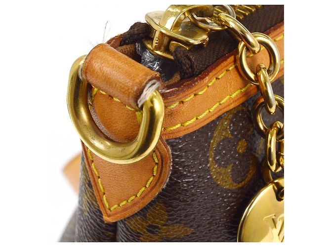 Louis Vuitton Palermo Handtasche aus Monogramm-Canvas PM Braun - Ansicht 7