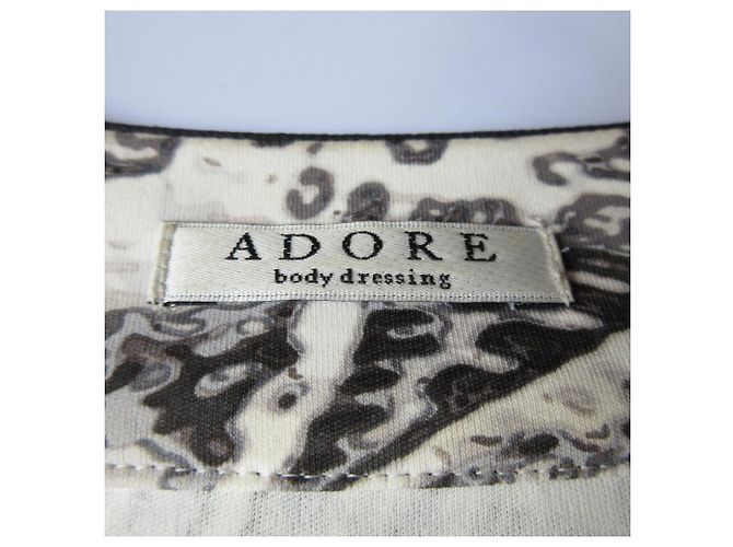 Autre Marque ADORE Kleid Braun Weiß - Ansicht 5
