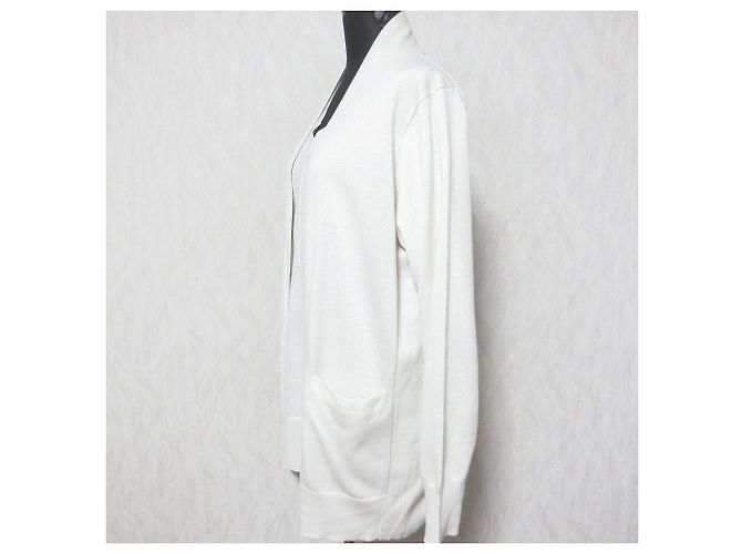 Autre Marque Strick-Cardigan Ensemble Weiß Aus weiß - Ansicht 3