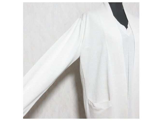 Autre Marque Strick-Cardigan Ensemble Weiß Aus weiß - Ansicht 4